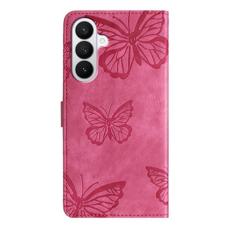 OEM - Samsung Galaxy A57 Pl&aring;nboksfodral Konstl&auml;der - Ros&eacute;