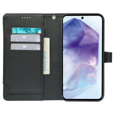 OEM - Samsung Galaxy A57 Fodral PU L&auml;der 9 Kortfack - Svart