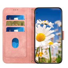 OEM - Samsung Galaxy A57 Fodral KonstL&auml;der Blomm&ouml;nster - Rosa