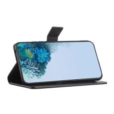 OEM - Samsung Galaxy A57 Pl&aring;nboksfodral Konstl&auml;der - Svart