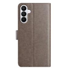 OEM - Samsung Galaxy A57 Pl&aring;nboksfodral Konstl&auml;der St&auml;ll - Gr&aring;