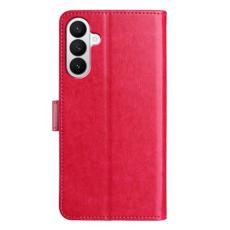 OEM - Samsung Galaxy A57 Pl&aring;nboksfodral Konstl&auml;der St&auml;ll - Rosa