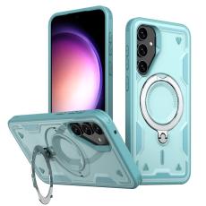 N/A - Samsung Galaxy S23 FE Skal Plast Militärt Skydd - Baby Blue