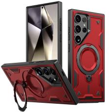 N/A - Samsung Galaxy S24 Ultra Skal Plast Militärskydd - Röd