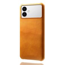 OEM - Samsung Galaxy S26 Edge Mobilskal Konstl&auml;der H&aring;rd PC Skydd - Orange