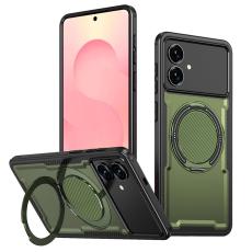 OEM - Samsung Galaxy S26 Edge Mobilskal Magnetiskt TPU + PC - Gr&ouml;n