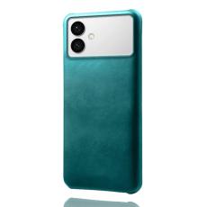 OEM - Samsung Galaxy S26 Edge Mobilskal PU L&auml;der H&aring;rd PC Skydd - Gr&ouml;n