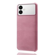 OEM - Samsung Galaxy S26 Edge Mobilskal PU L&auml;der H&aring;rd PC Skydd - Ros&eacute;guld