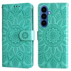 OEM - Samsung Galaxy S26+ Pl&aring;nboksfodral Konstl&auml;der - Gr&ouml;n