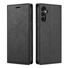 OEM - Samsung Galaxy S26 Plus Pl&aring;nboksfodral Magnetisk St&auml;ngning Konstl&auml;der - Svart