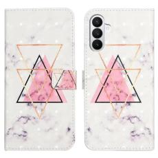 OEM - SAMSUNG Galaxy S26 Pro Skal PU L&auml;der 3D M&ouml;nster - Triangel Marmor