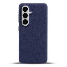 OEM - Samsung Galaxy S26/S26 Pro Skal Tygtextur Anti-Scratch Plast - Bl&aring;