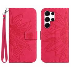 Amorus - Samsung Galaxy S26 Ultra Fodral &Auml;kta L&auml;der - Ros&eacute;