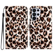 OEM - Samsung Galaxy S26 Ultra Fodral Tryckt M&ouml;nster PU L&auml;der St&auml;ll - Leopard Print