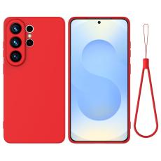 OEM - Samsung Galaxy S26 Ultra Mobilskal Flytande Silikon - R&ouml;d