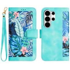 OEM - Samsung Galaxy S26 Ultra Skal Konstl&auml;der Blomm&ouml;nster - Gr&ouml;n