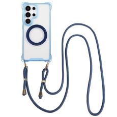 OEM - Samsung Galaxy S26 Ultra Skal Magnetiskt St&auml;ll TPU + PC - Bl&aring;