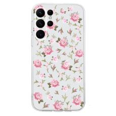 OEM - Samsung Galaxy S26 Ultra Mobilskal Mjuk TPU M&ouml;nstertryck - Rosa Blommor