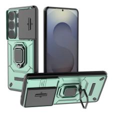 OEM - Samsung Galaxy S26 Ultra Mobilskal Plast Kickstand Skydd - Gr&ouml;n