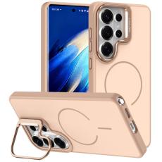 OEM - Samsung Galaxy S26 Ultra Mobilskal Plast Med St&auml;ll - Guld