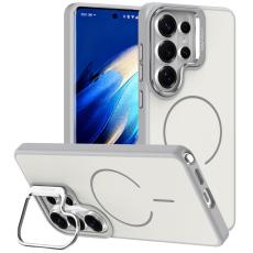 OEM - Samsung Galaxy S26 Ultra Mobilskal Plast Med St&auml;llning - Gr&aring;