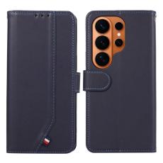 OEM - Samsung Galaxy S26 Ultra Skal RFID Skydd Fodral &Auml;kta L&auml;der - Bl&aring;