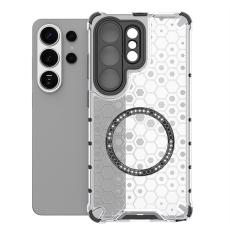 OEM - Samsung Galaxy S26 Ultra Skal TPU + PC Honeycomb Design - Transparent