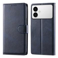 OEM - Samsung Galaxy S26 Edge Pl&aring;nboksfodral Konstl&auml;der Flip - Bl&aring;