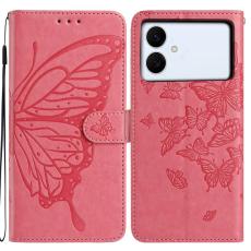 OEM - Samsung Galaxy S26 Edge Pl&aring;nboksfodral Konstl&auml;der Flip Skydd - Rosa