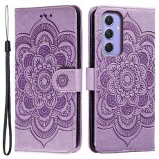 OEM - Samsung Galaxy S26 Fodral PU L&auml;der Mandala Tryck - Lila