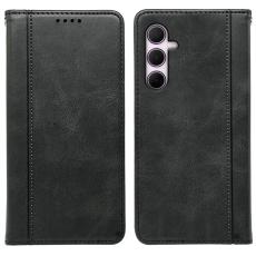 OEM - Samsung Galaxy S26 Plus Mobilskal KonstL&auml;der Med Magnetisk St&auml;ngning - Svart