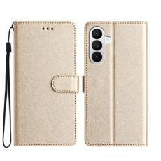 OEM - Samsung Galaxy S26 Pro Fodral &Auml;kta L&auml;der Folio Magnetl&aring;s - Guld