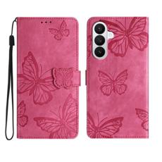 OEM - Samsung Galaxy S26 Pro Fodral Flip Konstl&auml;der Fj&auml;ril - Rosa