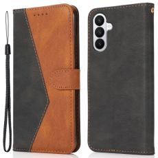 OEM - Samsung Galaxy S26 Pro Fodral L&auml;der St&auml;llfunktion - Svart/Brown