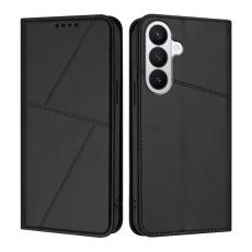 OEM - Samsung Galaxy S26 Pro Fodral Magnetisk St&auml;ngning &Auml;kta L&auml;der - Svart