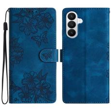 OEM - Samsung Galaxy S26 Pro Skal Konstl&auml;der Fj&auml;ril Blomm&ouml;nster - Bl&aring;