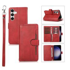 OEM - Samsung Galaxy S26/S26 Pro Fodral &Auml;kta L&auml;der Magnetiskt Skydd - R&ouml;d