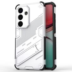 OEM - Samsung Galaxy S26/S26 Pro Skal Plast St&ouml;tt&aring;lig Med St&auml;ll - Vit