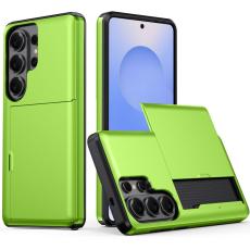 OEM - Samsung Galaxy S26 Ultra Mobilskal Plast Med Kortfack - Gr&ouml;n