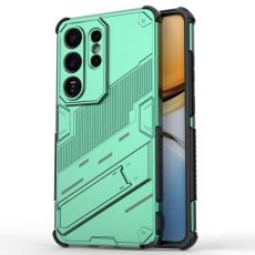 OEM - Samsung Galaxy S26 Ultra Mobilskal Plast St&ouml;tt&aring;lig Med St&auml;ll - Gr&ouml;n