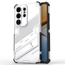 OEM - Samsung Galaxy S26 Ultra Mobilskal Plast St&ouml;tt&aring;lig med St&auml;ll - Vit