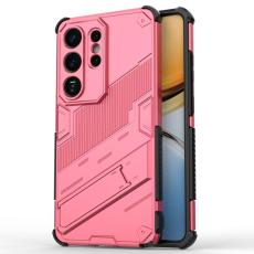 OEM - Samsung Galaxy S26 Ultra Mobilskal Plast St&ouml;tt&aring;ligt Med St&auml;ll - Rosa