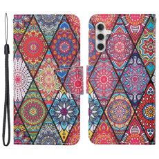 OEM - Totem Samsung Galaxy A55 5G Pl&aring;nboksfodral Konstl&auml;der M&ouml;nster - Rhombus