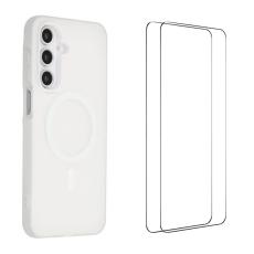 WANLONFENG - WANLONFENG Samsung Galaxy A35 5G Skal Matte PC TPU - Vit