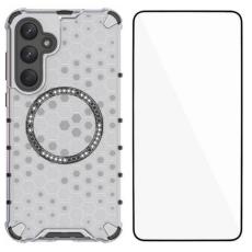 WANLONFENG - WANLONFENG Samsung Galaxy A35 5G Skal TPU + PC FC Series - Transparent