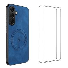 WANLONFENG - WANLONFENG Samsung Galaxy A55 5G Skal PC TPU SD Series - Bl&aring;