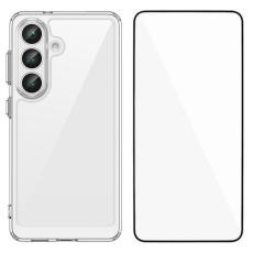 WANLONFENG - WANLONFENG Samsung Galaxy S26 Plus Mobilskal TPU Akryl Klar - Transparent