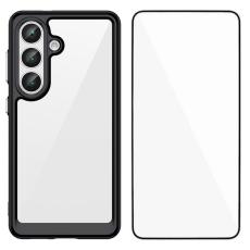 WANLONFENG - WANLONFENG Samsung Galaxy S26 Skal TPU XC Serie - Svart