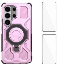 WANLONFENG - WANLONFENG Samsung Galaxy S26 Ultra Mobilskal PC TPU KJ Serie - Lila