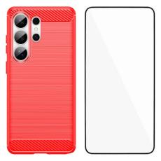 WANLONFENG - WANLONFENG Samsung Galaxy S26 Ultra Mobilskal TPU LS Series - R&ouml;d